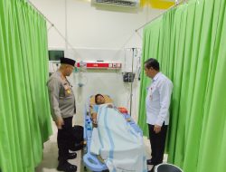 Kapolres Wonogiri Jenguk Para Korban Tertimpa Pohon