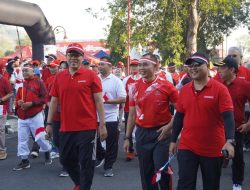 Kapolres Wonogiri Ikuti dan Pimpin Pengamanan Jalan Sehat Kebangsaan