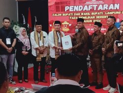 Maju Pilkada Lampura, Berkas Ardian Saputra – Sopian Dinyatakan Lengkap