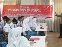 Polwan Sidoarjo Goes to School