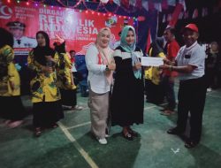 Puncak Acara Peringatan HUT RI ke-79, Kepala Desa Sri Agung Berikan Berbagai Doorprize