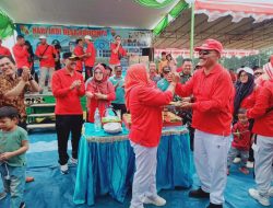 Meriahkan Hari Jadi Desa ke-50, Ribuan Warga Kalicinta Gelar Jalan Sehat Bertabur Doorpize