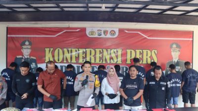 12 Orang Pelaku Pemerasan Pengusaha Tambang di Tuban Ditangkap Polisi