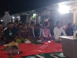 Warga Desa Ngujung Kecamatan Temayang Gelar Tasyakuran Malam 17 Agustus