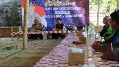 Wujudkan Pilkada Damai, Kapolres Wonogiri Gandeng BEM Se Kabupaten Wonogiri