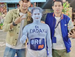 BRI Supervisi Kanca Krian Gelar Kegiatan HUT RI ke-79 di Pasar Kedamean