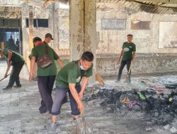 Bencana Kebakaran Pasar Krian, BRI Kanca Krian Salurkan Bantuan