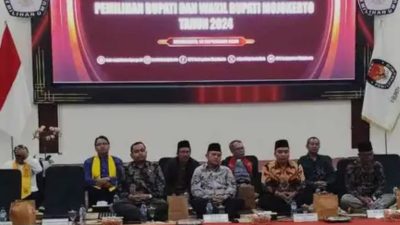 Berharap Pilkada Berlangsung Sukses dan Kondusif, KPU Kabupaten Mojokerto Gelar Sholawatan serta Doa Bersama