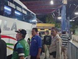 IAF 2024, Polresta Sidoarjo Lakaukan Pemeriksaan Bus Tujuan Bali di Terminal Purabaya