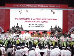 Jawa Tengah Bersholawat Bersama Gus Iqdam dan Polda Jateng untuk Pemilukada 2024 yang Aman serta Damai