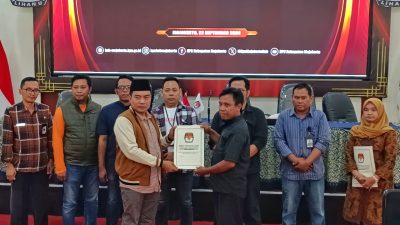 Jelang Pilkada Serentak 2024, KPU Kabupaten Mojokerto Telah Tetapkan Dua Pasangan Calon