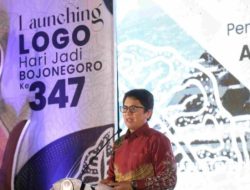 Launching Logo HJB 347 Bojonegoro, PJ Bupati Berharap Terus Bisa Menciptakan Kesejahteraan Masyarakat