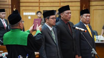 Pelantikan Pimpinan Baru DPRD Sidoarjo Masa Jabatan 2024 – 2029