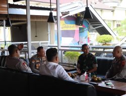 Perkuat Sinergitas, TNI Polri di Wonogiri Ngopi Bareng