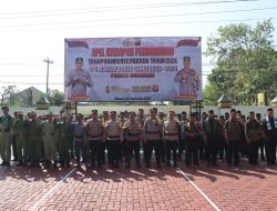 Polres Wonogiri Dengan Menggelar Apel Kesiapsiagaan Pengamanan Kampanye Pilkada 2024