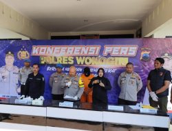Polres Wonogiri Gelar Konferensi Pers Ungkap Kasus Berbagai Tindak Pidana, 12 Mobil Diamankan Sebagai Barang Bukti