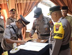 Polres Wonogiri Gelar Sertijab Kabag Log dan Pengukuhan Sejumlah Kapolsek