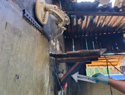 Polres Wonogiri Olah TKP Kebakaran Kios Terminal Ngadirojo