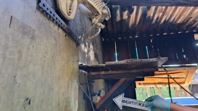 Polres Wonogiri Olah TKP Kebakaran Kios Terminal Ngadirojo