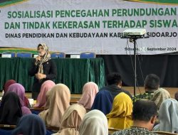 Polresta Sidoarjo Ajak Guru SMP se Kabupaten Sidoarjo Bersinergi Cegah Perundungan dan Kekerasan Pada Pelajar
