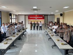 Pusdikmin Lemdiklat Polri Gelar Visitasi Kepemimpinan Nasional di Polresta Sidoarjo