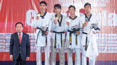 Atlit Taekwondo TNI AL Raih Medali Perunggu pada Kejuaraan KASAD 6Th Asian Taekwondo Open Championship