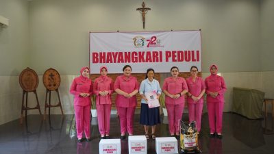 Dalam Semangat HKGB ke-72, Bhayangkari Cabang Bojonegoro Gelar Baksos untuk Masyarakat