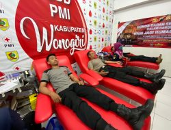 HUT Humas Polri ke 73, Polres Wonogiri Gelar Donor Darah