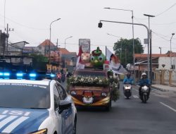 KPU Sidoarjo Kirab Maskot Si Jali dan Guk Kasijo Menuju Surabaya, Tandai Berakhirnya Pawai Maskot Pilkada Jatim 2024