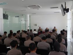 Kapolres Wonogiri Kumpulkan Personil Sat lantas Berikan Penekanan Netralitas Anggota Polri