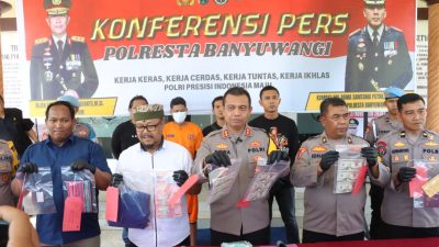 Kurang dari 24 Jam, Polisi Berhasil Amankan Tersangka Jambret Wisatawan Belgia di Banyuwangi