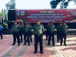 Memperingati Hari Jadi Provinsi Jarim ke 79, Adm Perhutani KPH Bondowoso Tugaskan Pasukan Jaga Wana Mengikuti Upacara di Pemkab Bondowoso