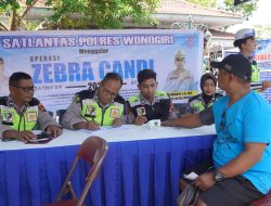 Operasi Zebra Candi 2024, Polres Wonogiri Gelar Ramp Check Armada Bus
