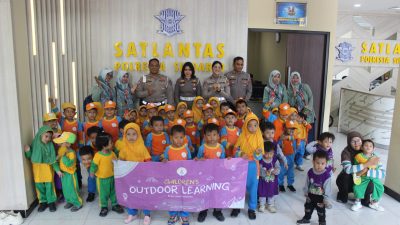 Operasi Zebra Semeru 2024, Satlantas Polresta Sidoarjo Edukasi Tertib Lalu Lintas Sejak Dini