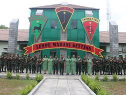 Pangdam XIV/Hsn Kunker ke Brigif 11/Badik Sakti, Kodim 1405/Parepare dan Kodim 1421/Pangkep