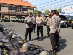 Pastikan Kesiapan Pilkada, Polda Jatim Lakukan Pengecekan Kendaraan dan Almatsus di Polres Bojonegoro