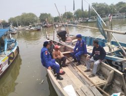 Patroli Perairan Sambang Nusantara Presisi, Satpolairud Polresta Sidoarjo Jaga Keamanan di Wilayah Pelelangan Ikan Sedati