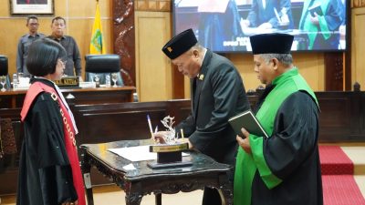 Pelantikan Suyarno Sebagai Wakil Ketua DPRD Sidoarjo Melengkapi Struktur Kepemimpinan Periode 2024-2029