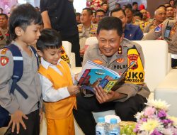 Peringatan HKGB ke 72, Ibu Ketua Yayasan Kemala Bhayangkari Bersama Kapolda Jateng Launching Program Anak Gemar Menabung