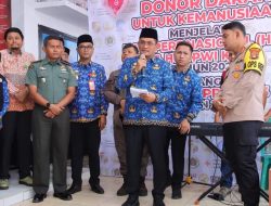 Pj Bupati Lampura Buka Acara Donor Darah Dalam Rangka HUT Korpri ke-53 dan Menjelang HPN serta HUT PWI ke-79