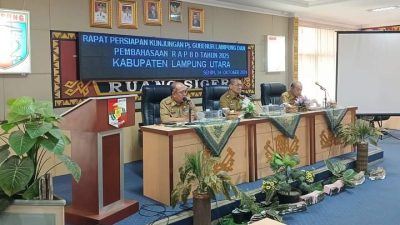 Pj. Bupati Lampura Gelar Rapat Pembahasan Persiapan Kunjungan Pj. Gubernur Lampung dan RAPBD TA 2025