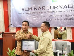 Pjs. Bupati Sidoarjo Apresiasi Wartawan Sebagai Sahabat dan Mitra Pemerintah Dalam Pembangunan