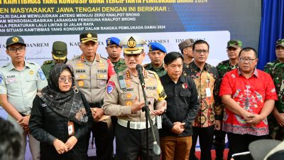 Polda Jateng Gaungkan Deklarasi Keselamatan Lalu Lintas Menuju Pemilukada 2024 yang Aman dan Damai