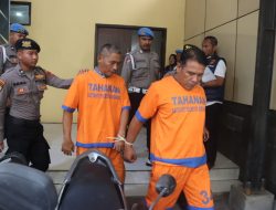 Polisi Amankan Dua Pria Terkait Vidio Viral Pamer Senpi Ilegal di GOR Sidoarjo