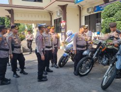 Polres Wonogiri Tandai Ops Zebra 2024 Dengan Gelar Pasukan