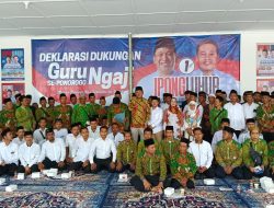 Ratusan Guru Ngaji Deklarasi Dukung Ipong-Luhur, Soroti Program Insentif dan Umrah 1.000 Kyai