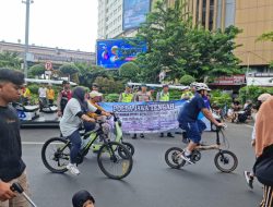 Sosialisasi Keselamatan Berlalu Lintas di CFD Semarang, Polda Jateng Edukasi Warga dengan Sentuhan Humanis
