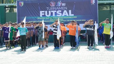 Turnamen Futsal Tingkat SMP Kodim 0813 Bojonegoro Resmi Dimulai