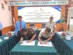 Upaya Meningkatkan PAD, Bapenda dan Kejari Lampura Teken Perjanjian Kerja Sama dalam Bidang Perdata serta Tata Usaha Negara