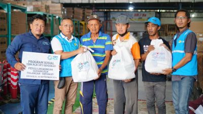YBM PLN UP3 Sidoarjo Berbagi Sembako, Tebarkn Kebaikan untuk Sekitar